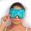 Floral Printed Eye Masks Turquoise