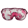 Eye Mask Pink Flowers