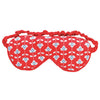 Eye Mask Red Abstract Flowers
